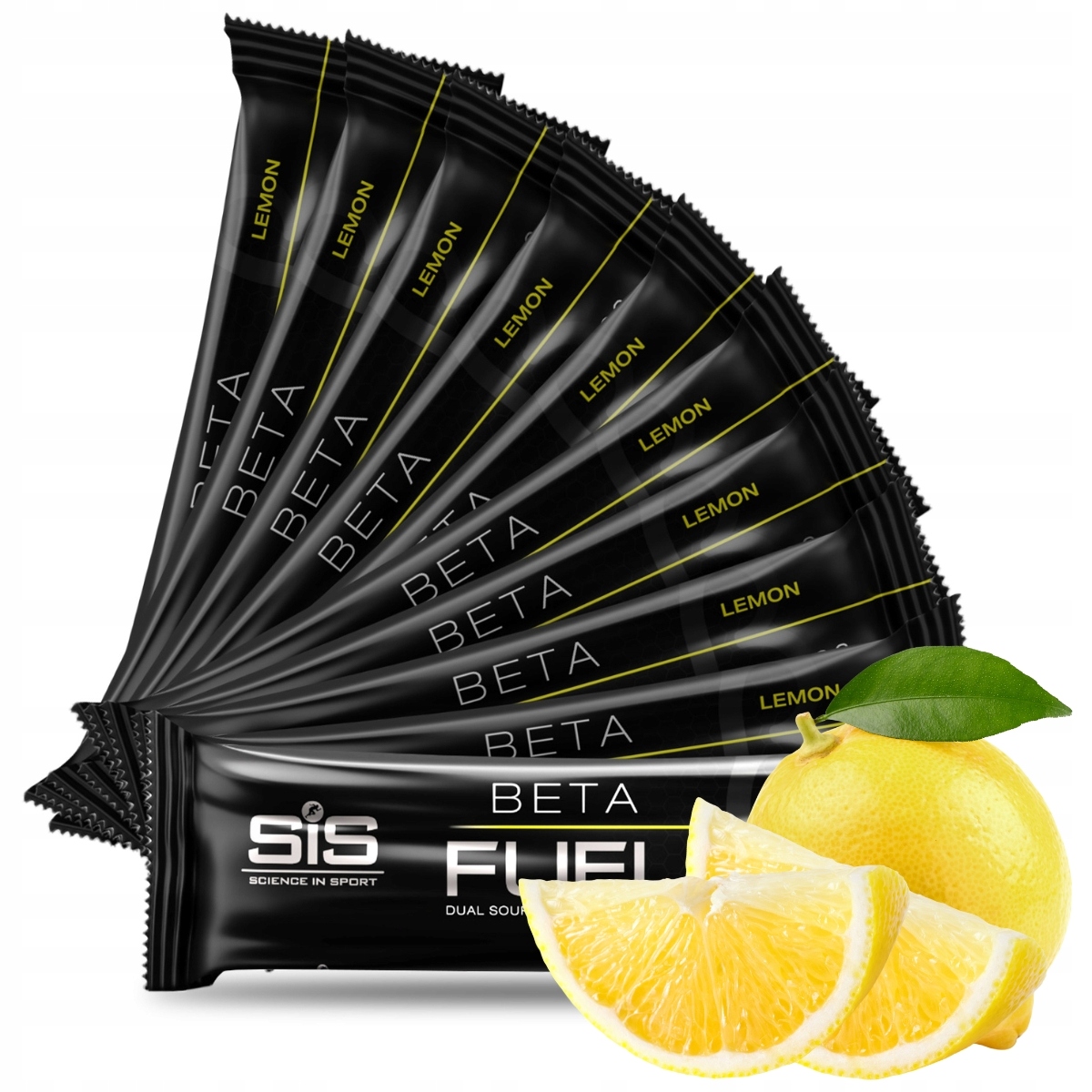 Energetická gelka Sis Beta Fuel Chew 10x60 g Sacharidy Kousátko Citron