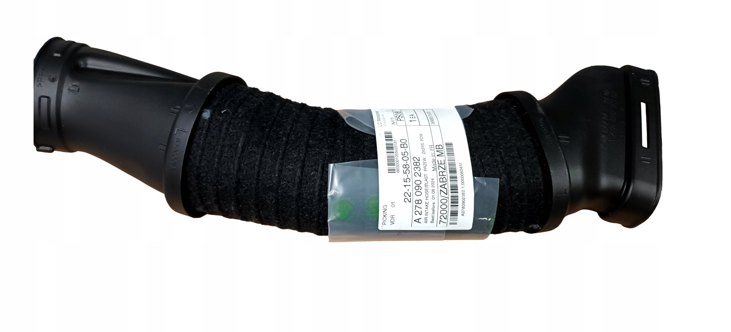 MERCEDES R231 SL Rura wlot powietrza silnika lewa