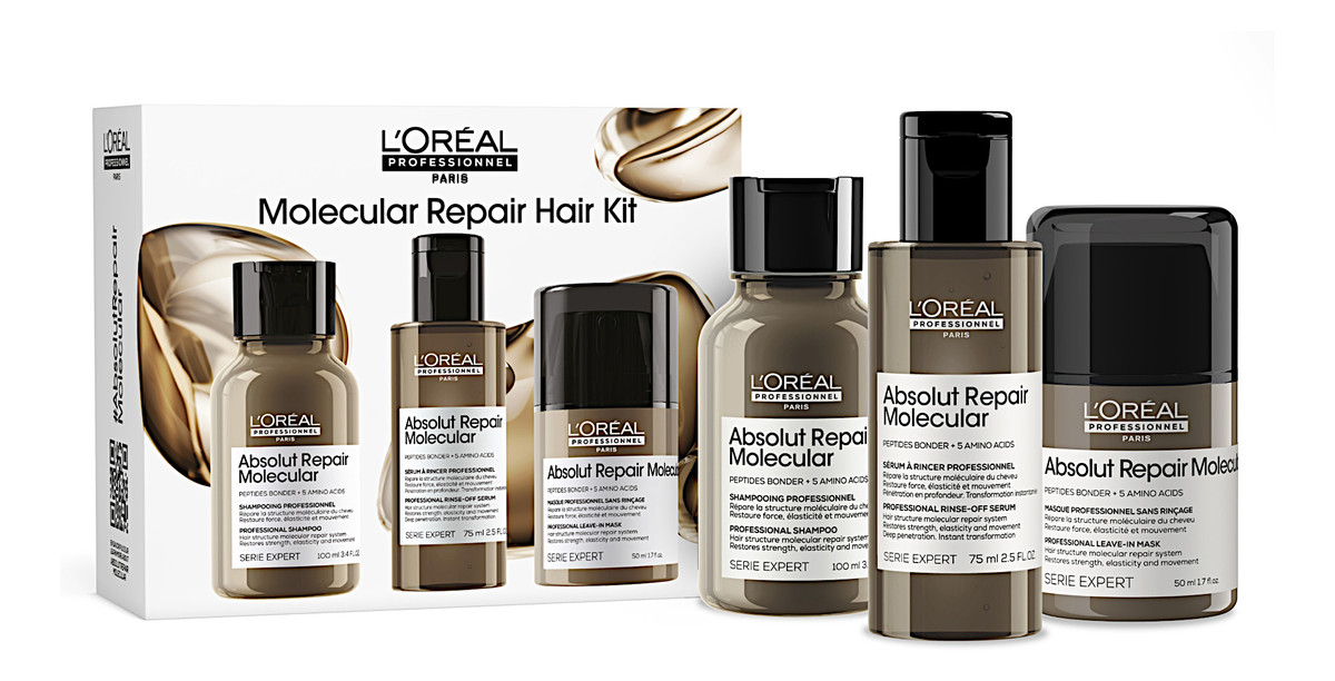 L'Oreal Serie Expert Absolut Repair Molecular sada séra šampon maska