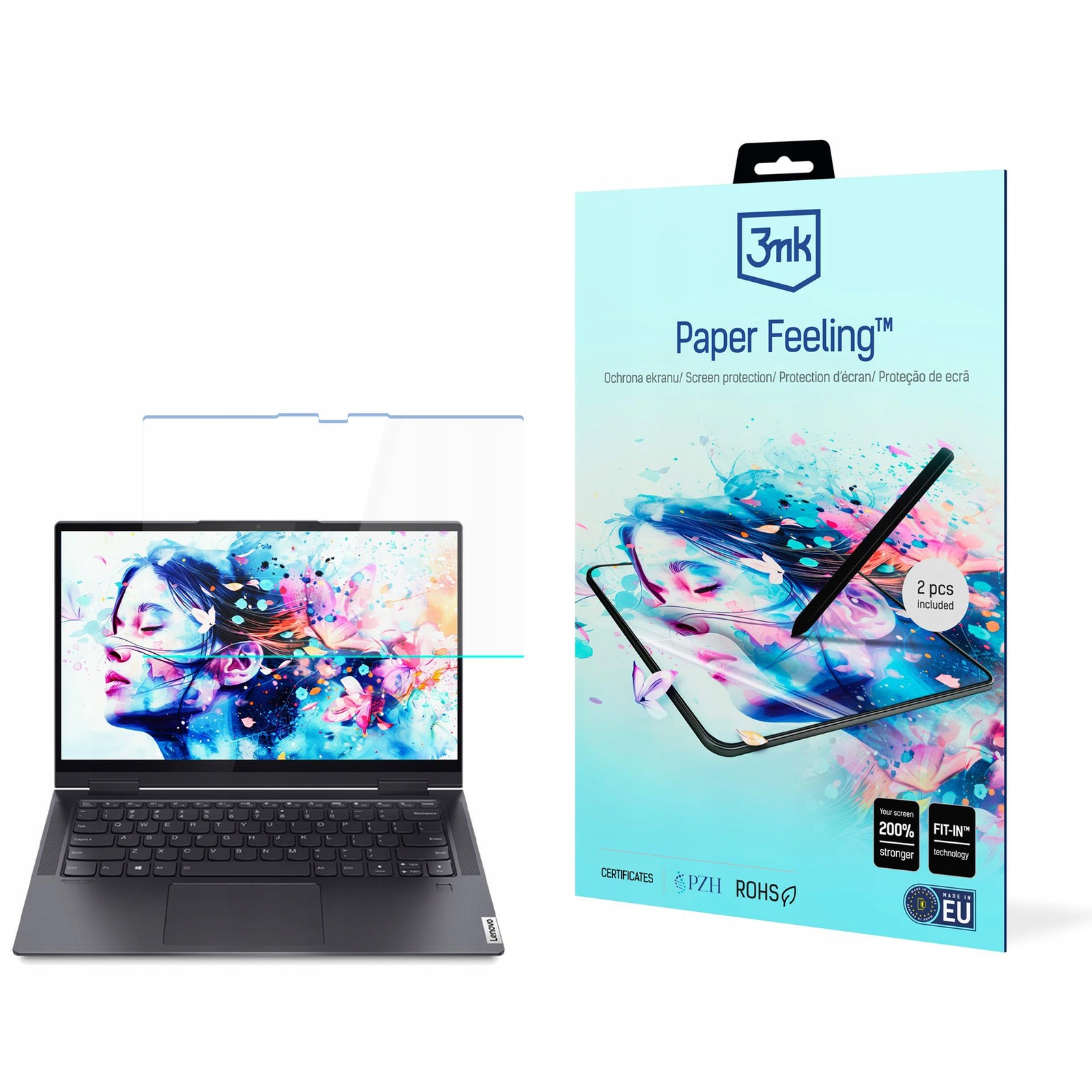 Fólie pro Lenovo Yoga 7 14ACN6 až 15" 3mk Paper Feeling
