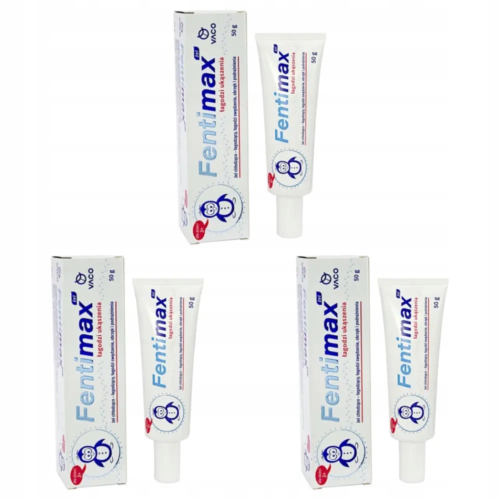 3x Vaco Fentimax, żel chłodząco-łagodzący, 50 ml
