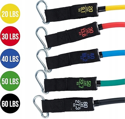 Zestaw 5 Gum Oporowych Do Ćwiczeń Workout Bands Fitness Gumy