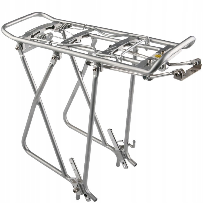 Bagażnik srebrny aluminiowy regulowany 26-28" max. 25kg