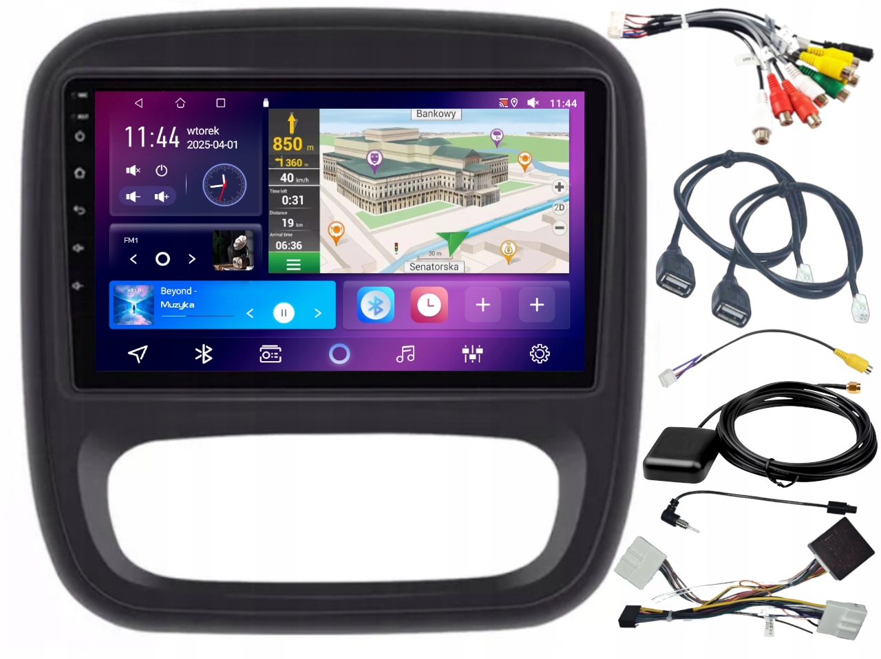 Autorádio Carplay Opel Vivaro 2014-2021 Bt Wifi Bt Android 4GB 64GB