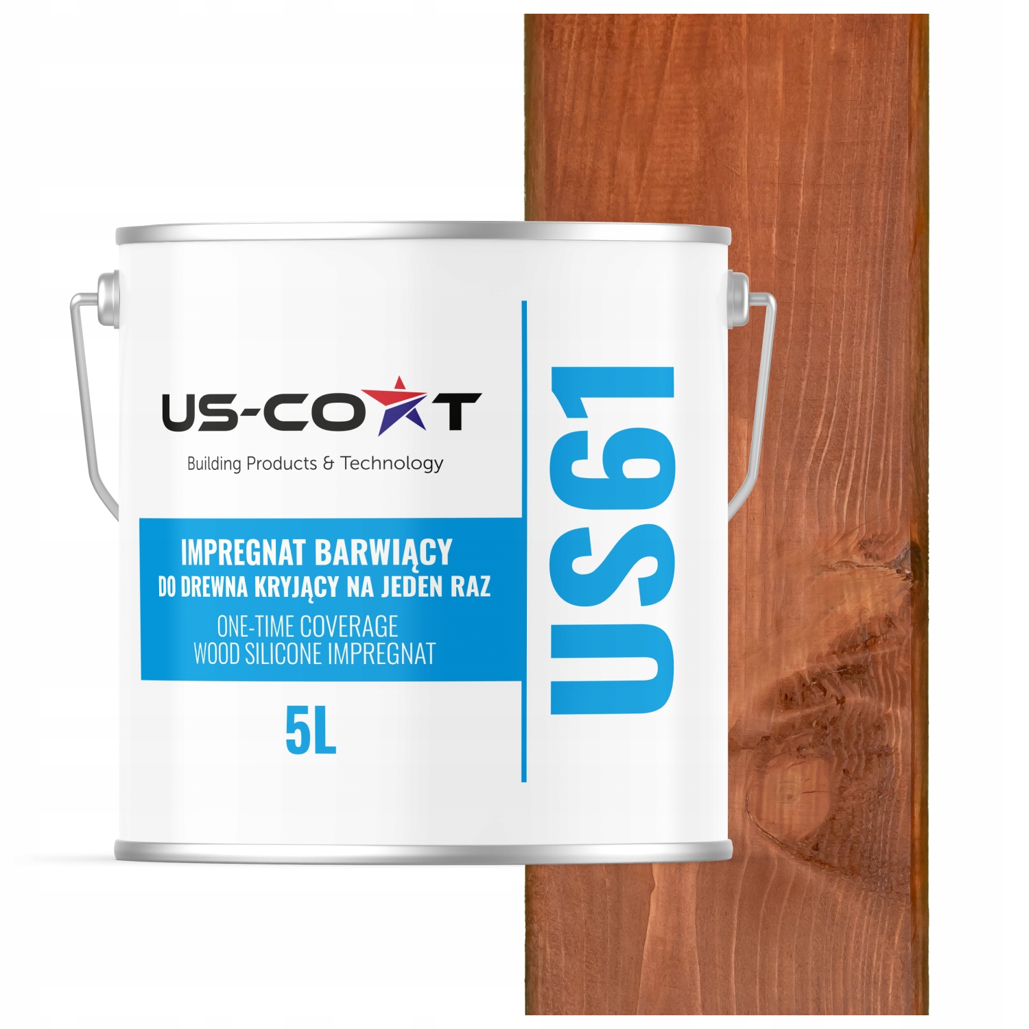 Impregnácia Na Drevo Extra Farba S Ochrannými Voskami Na Jedno Použitie Uv Orech Svetlý 5 L