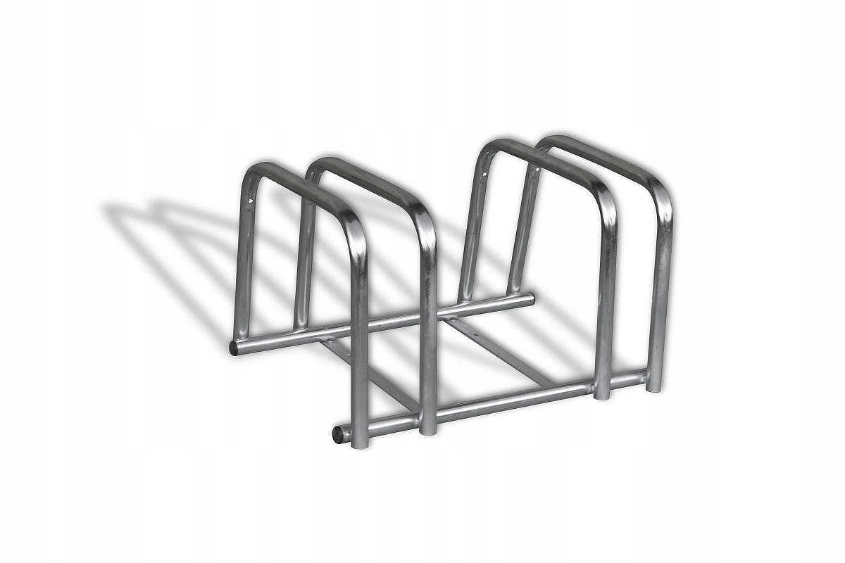 Stojak na 2 rowery U stalowy ocynkowany