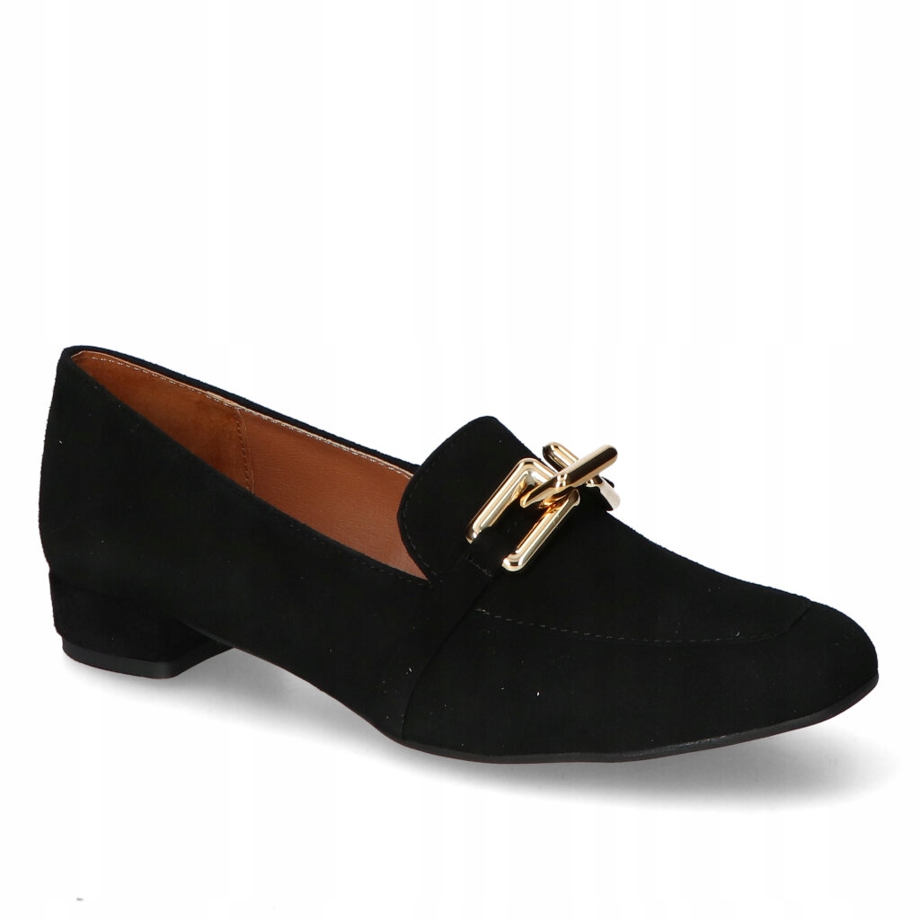 Polobotky Veronna 1335/1 Černý semiš 38