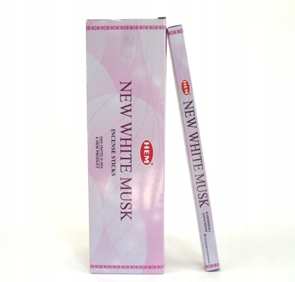 

Kadzidełka Hem New White Musk 8sztuk