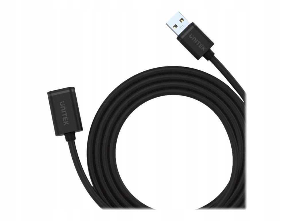Unitek Y-C428GBK Przedłużacz Usb 2.0 Am-af 1m