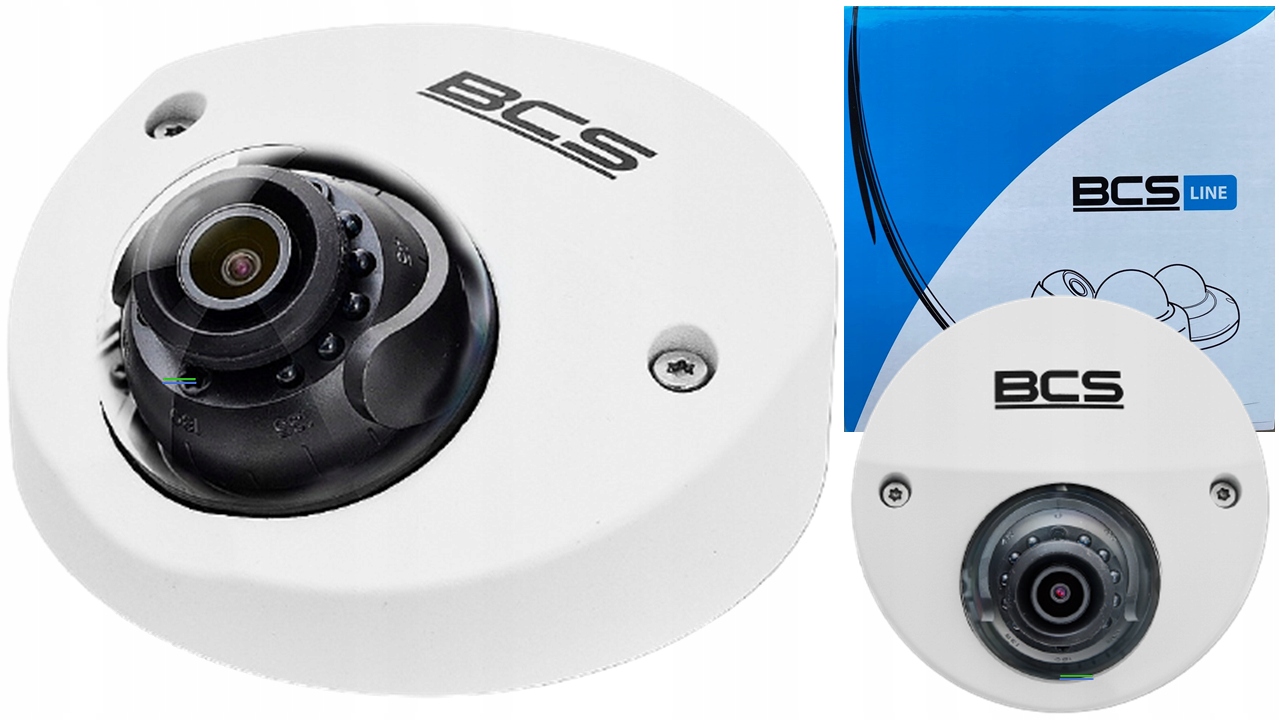 Kamera kopułkowa (dome) IP BCS BCS-DMMIP1501IR-E-AI 5 Mpx