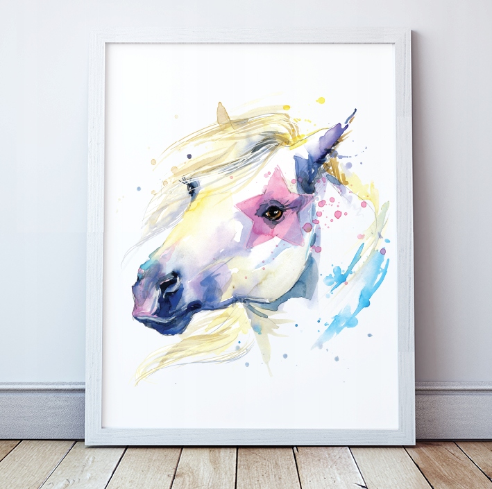 

Plakat z koniem, Grafika Koń 40x50