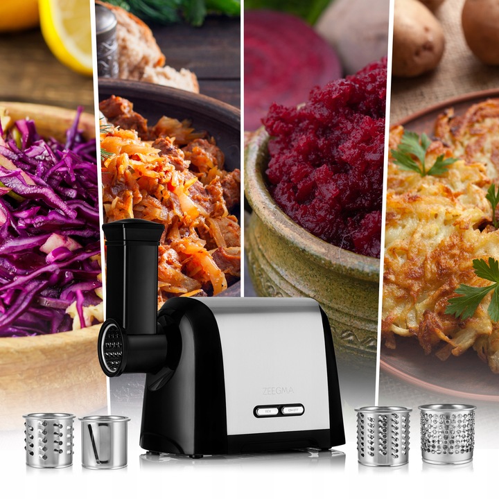 MOCNA MASZYNKA DO MIELENIA MIĘSA SZATKOWNICA DO WARZYW ZEEGMA Molen Chef Model Molen Chef