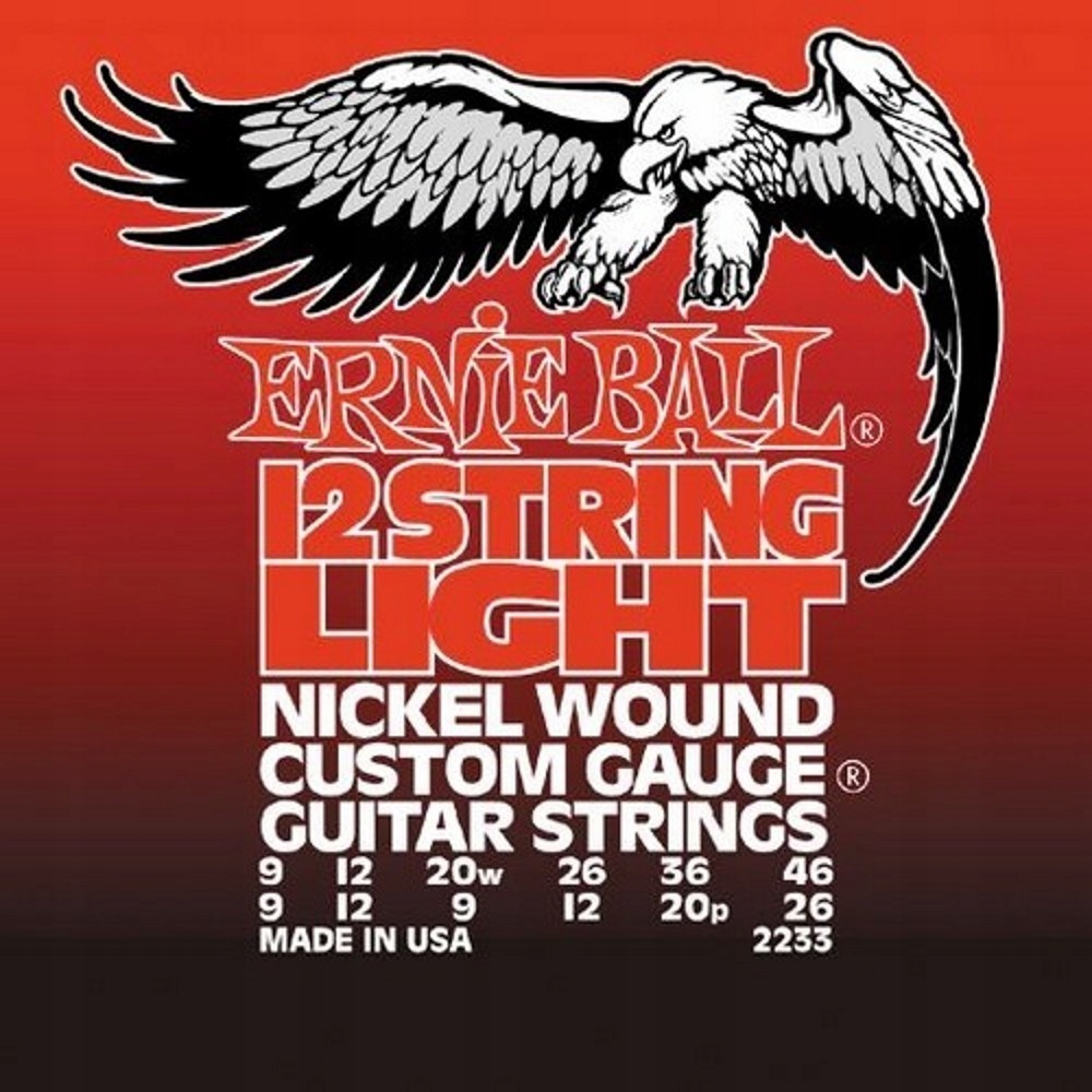 Ernie Ball EB 2233 Custom 12 String struny do git Kod producenta 2233