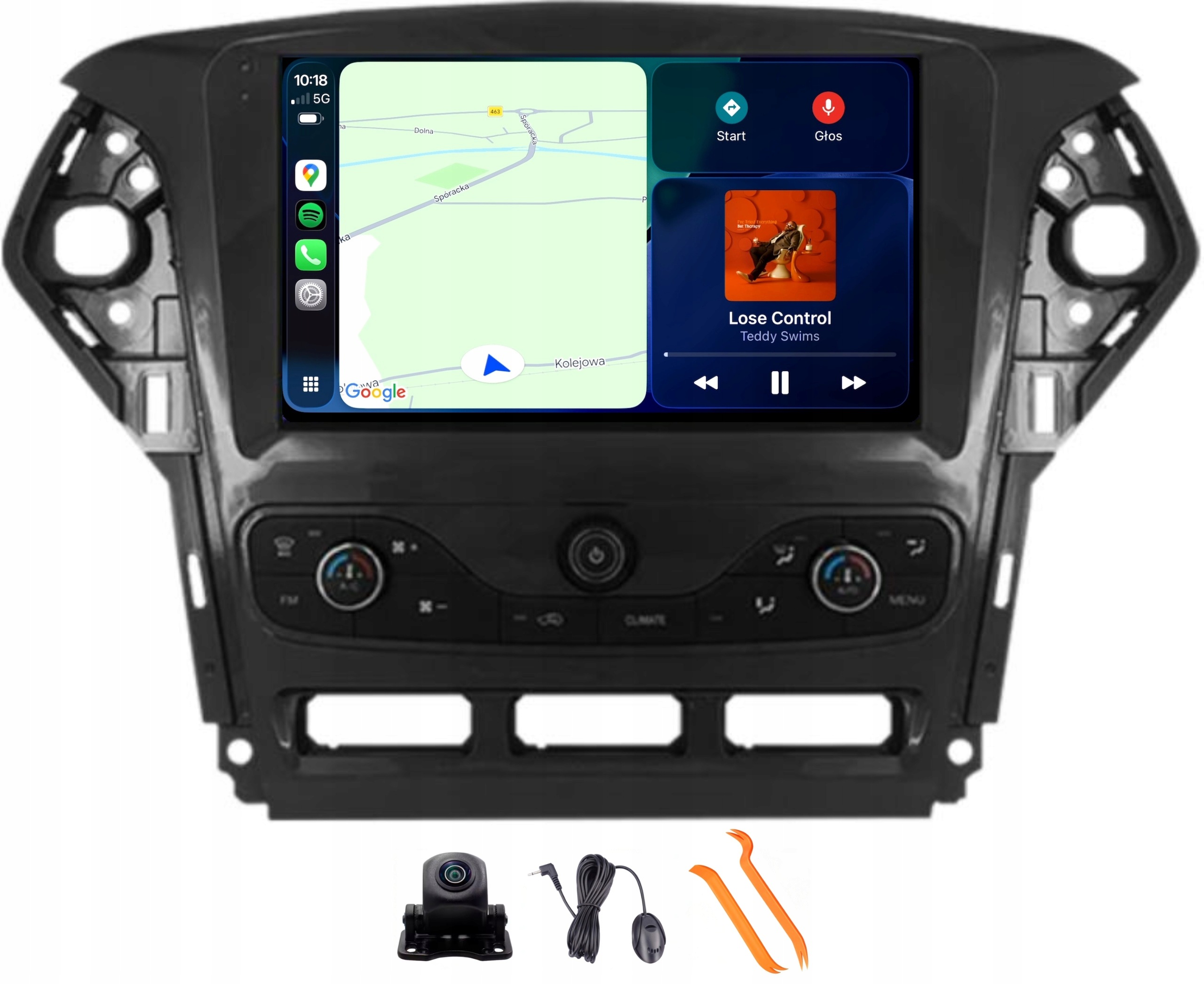 Rádio Android Navigácia M460 Qled Carplay Lte Gps Ford Mondeo 4 MK4 10-13