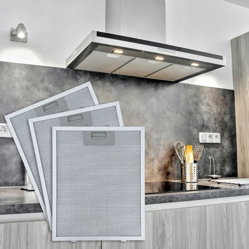 Filtr proti mastnotám do digestoře Universal pro vícenásobné použití 32x26 cm 3x