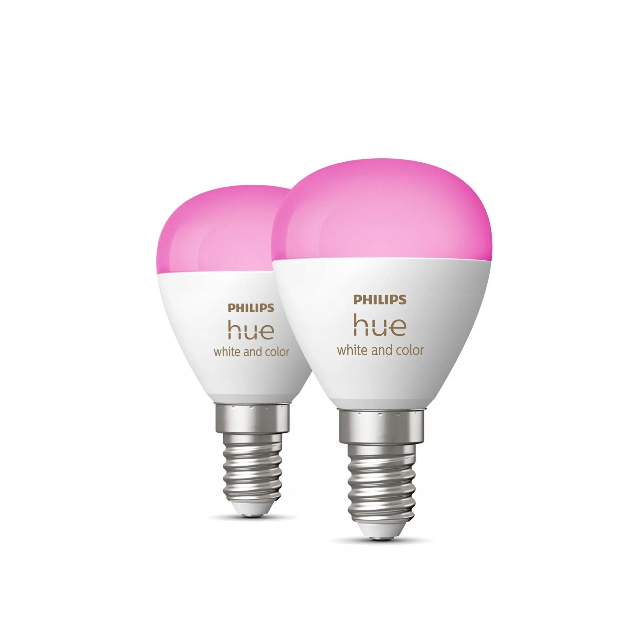 Led žiarovka Philips Hue White and Color Ambiance E14 470 lm 2 kusy