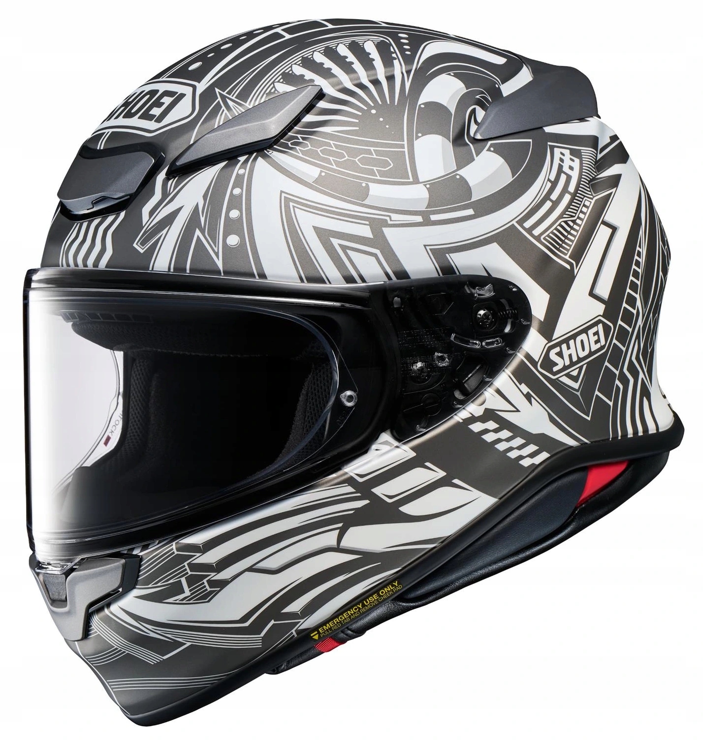 Shoei NXR2 Beaut TC-6 Integrálna Motocyklová Prilba Čierna Biela
