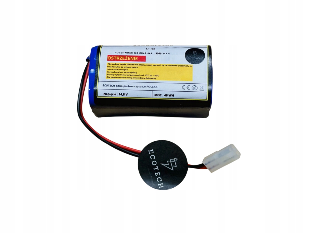 Baterie pro Xiaomi Vacuum-Mop Essential G1 3200 mAh 14.4 V Li-Ion EcoTech