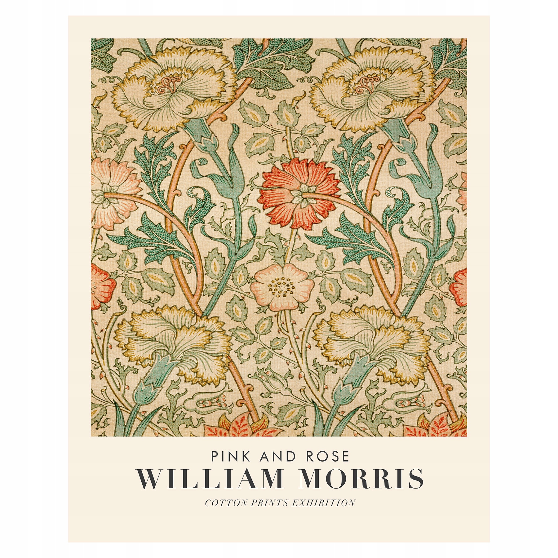 

Plakat 24x30 William Morris Pink and Rose