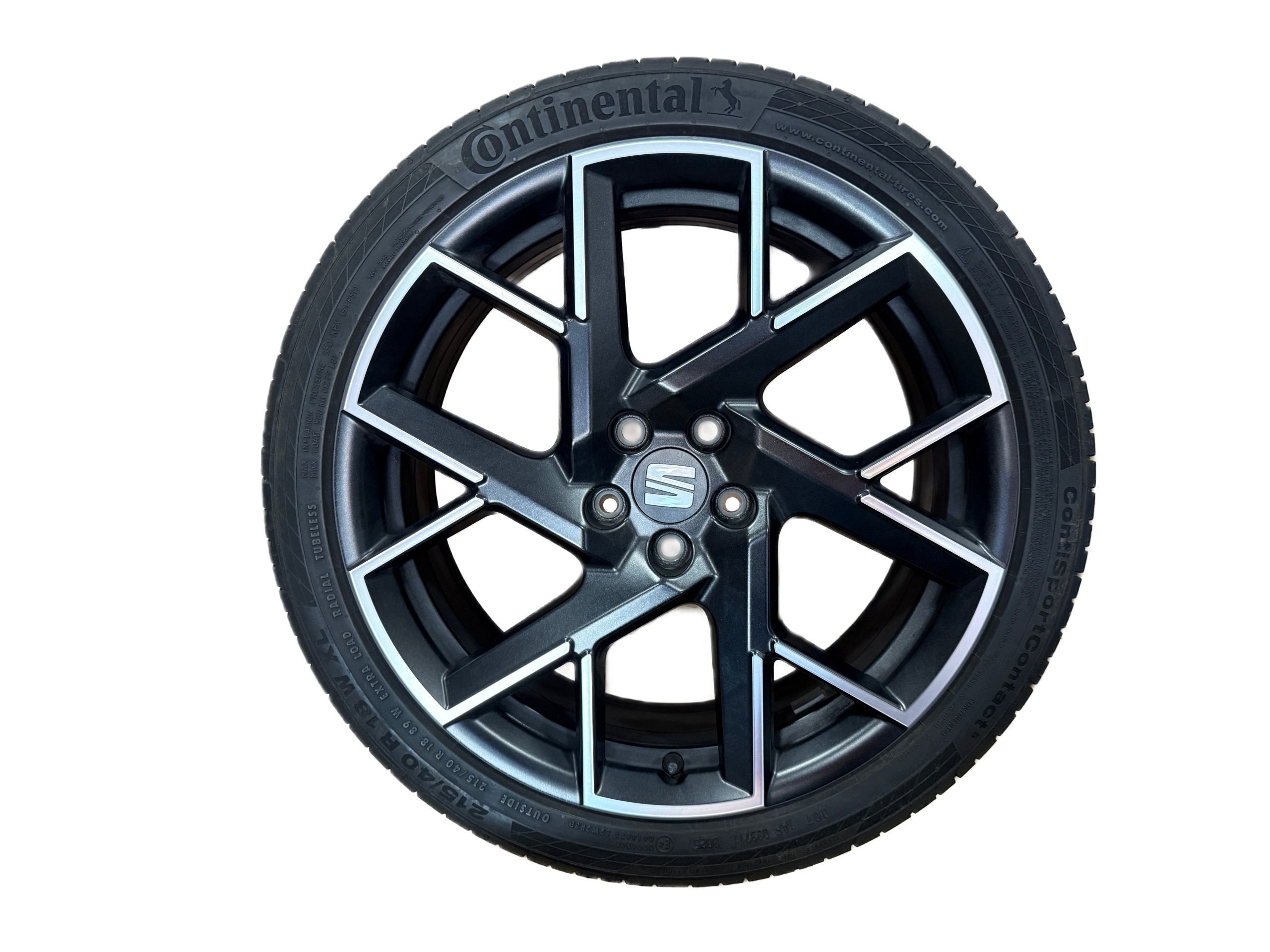 SEAT IBIZA 6F0 FR wheels discs 215/40R18 CONTINENTAL