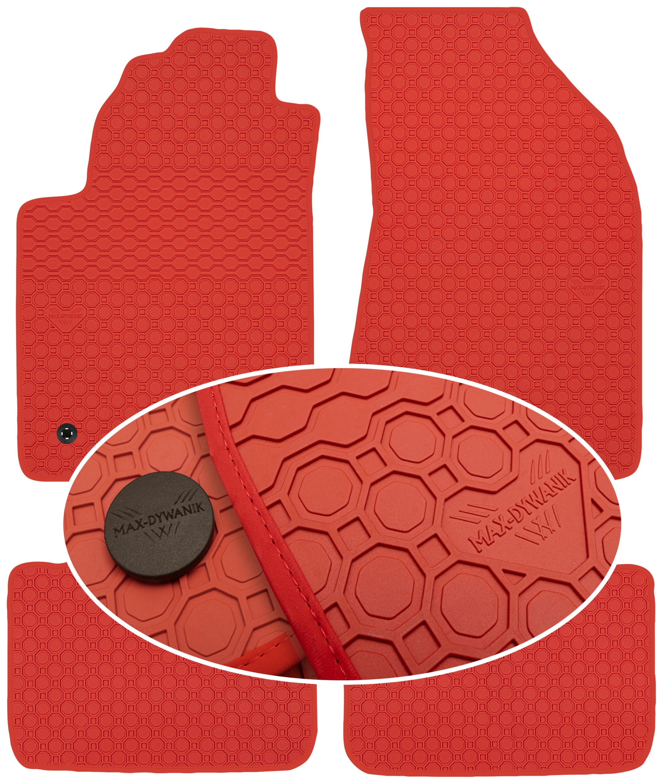 Fiat Bravo II 2007-2014 Koberce Červené