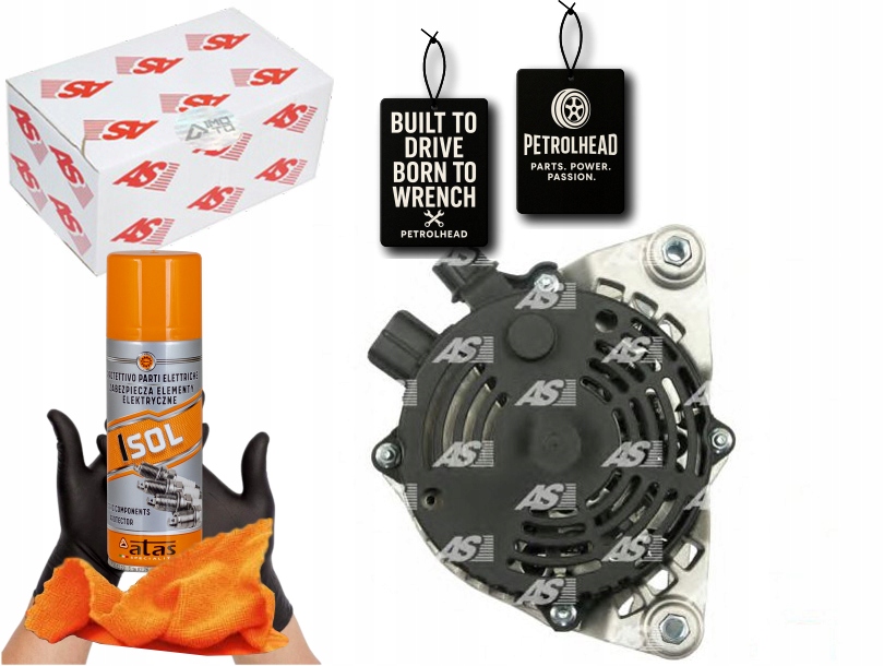 Alternátor Focus 1.8TD Tdci 98- 90A As-pl #Petrolhead Pro+ Kit4