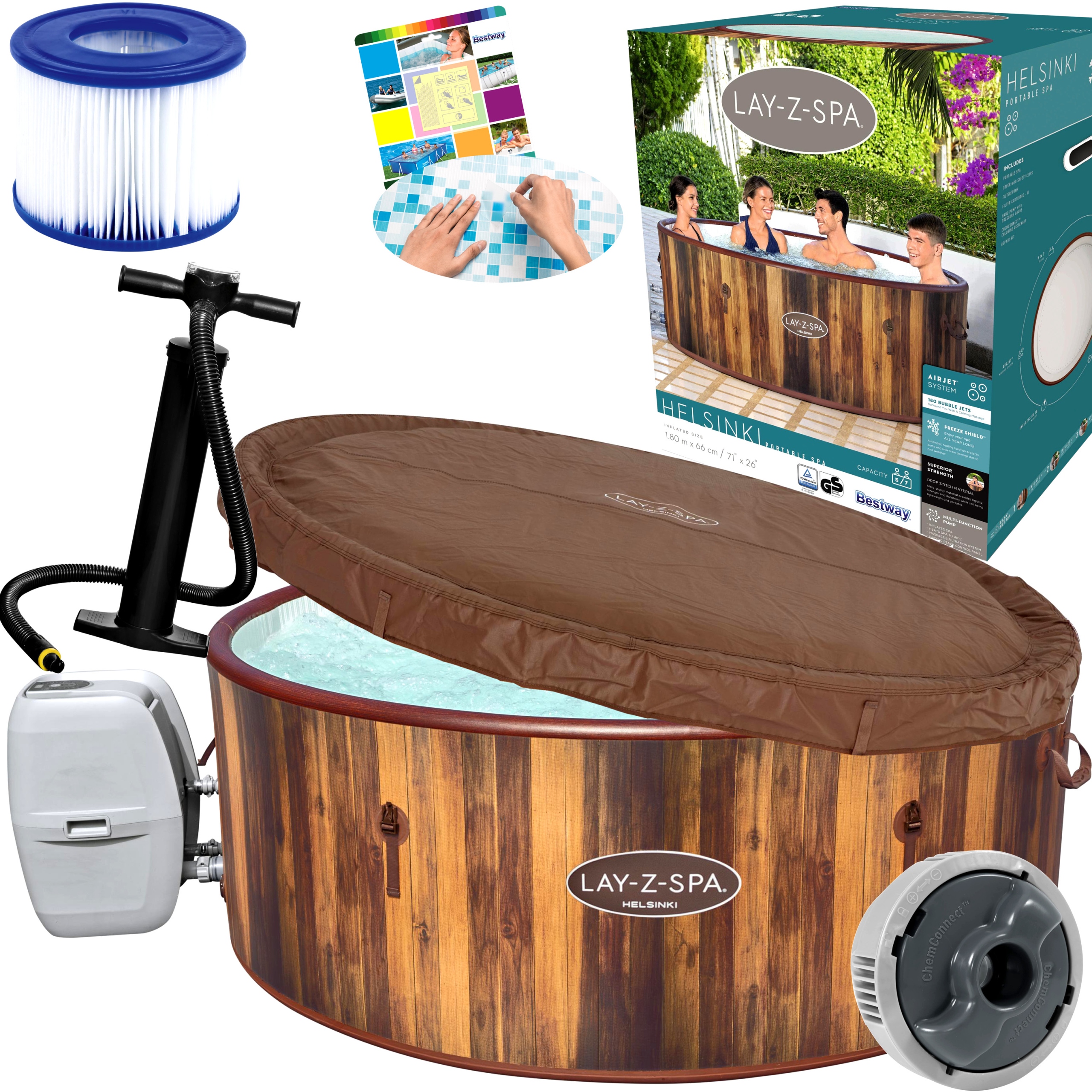

Basen Jacuzzi Bestway Helsinki 180x66cm 60025