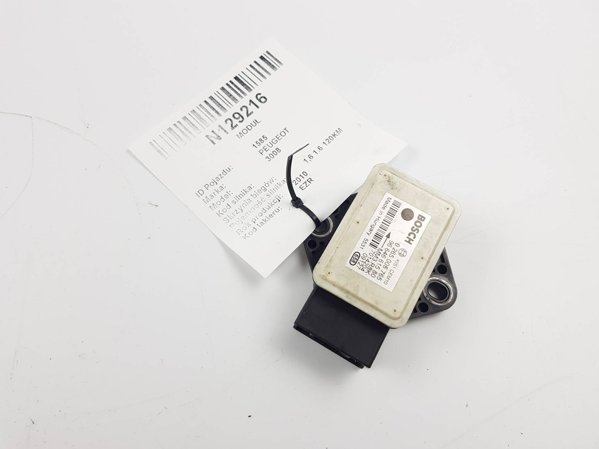 sensor ESP 9664661580 PEUGEOT 3008