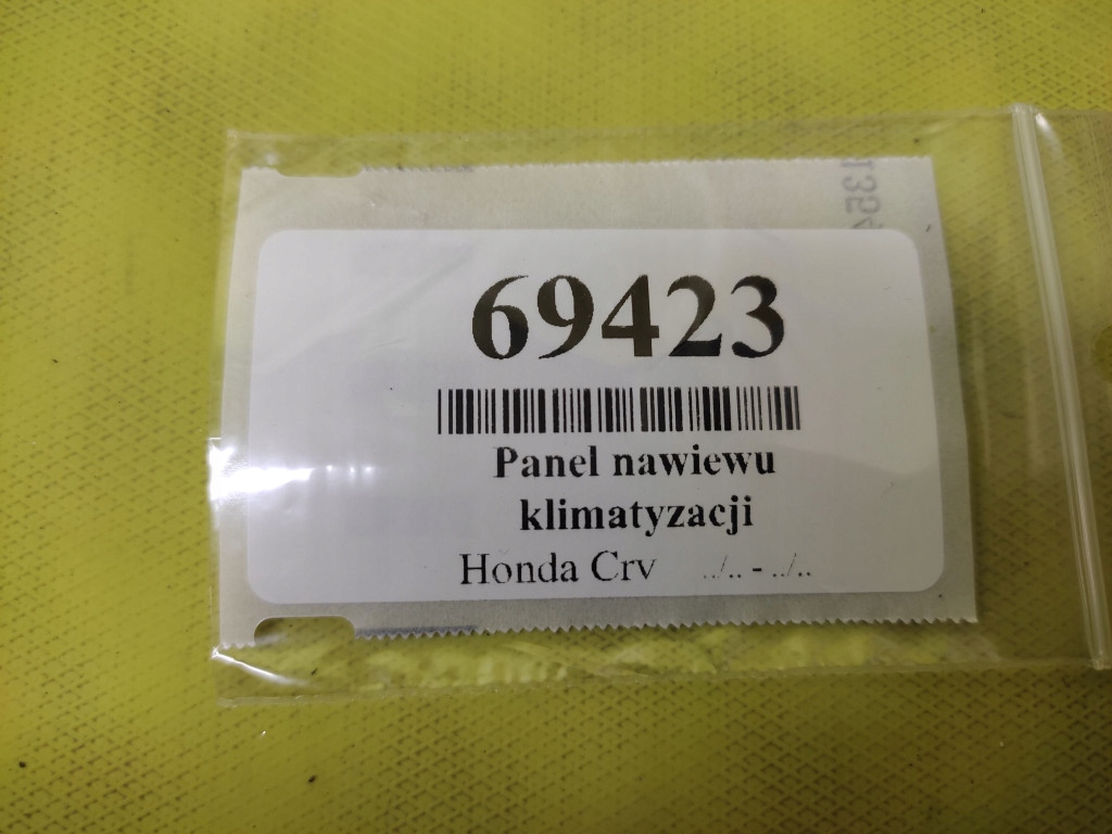 HONDA CR-V PANEL klími klimatizaci