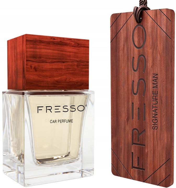 Zapach do samochodu Fresso Signature Man Zestaw Zawieszka Perfumy