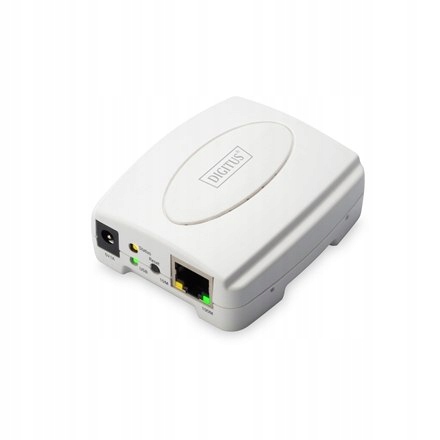 Digitus Tlačový server Usb, 1-portový, 1x RJ45, 1x Usb A, Usb 2.0 DN-1300