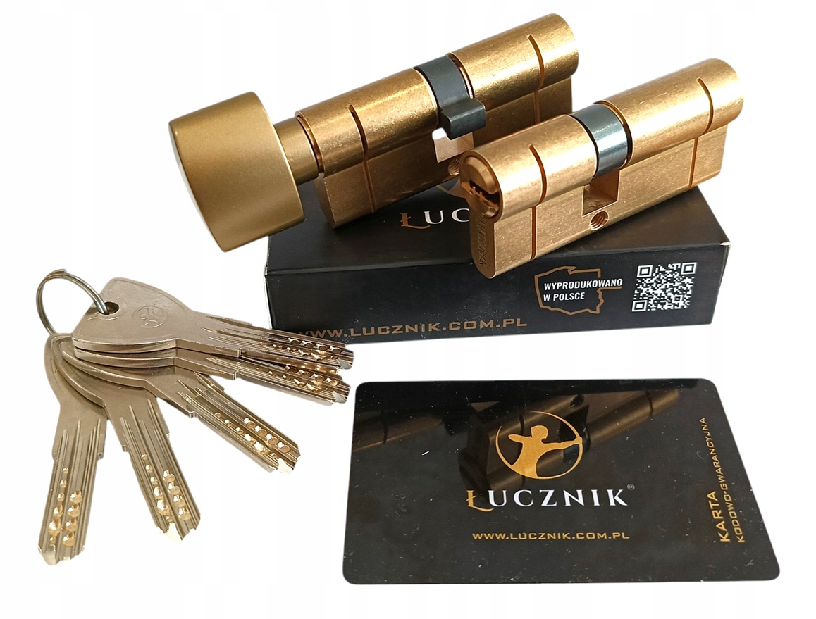 Sada vyvrtaných vložek Cp 30/60+ G30/60 kl C mosaz Łucznik 5 klíčů