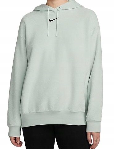 Dámská plyšová mikina s kapucí Nike Sportswear Oversized DD5118-013 XL