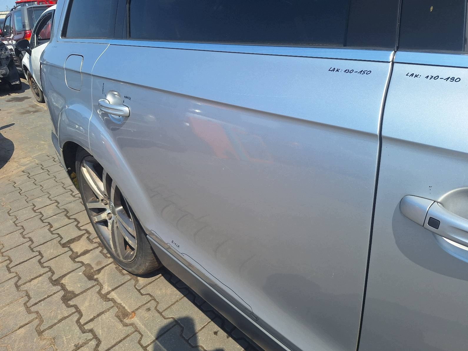 door complete right rear part AUDI Q7 4L and LY7W
