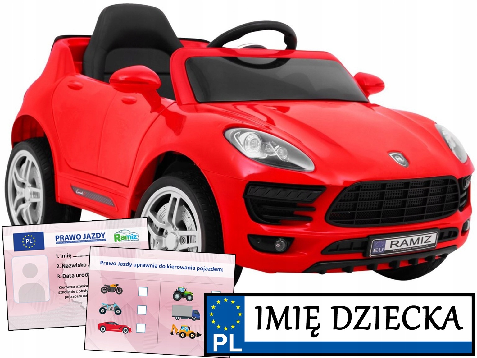 Autko dla dzieci Auto Turbo-s pilot dla rodzica prawo jazdy