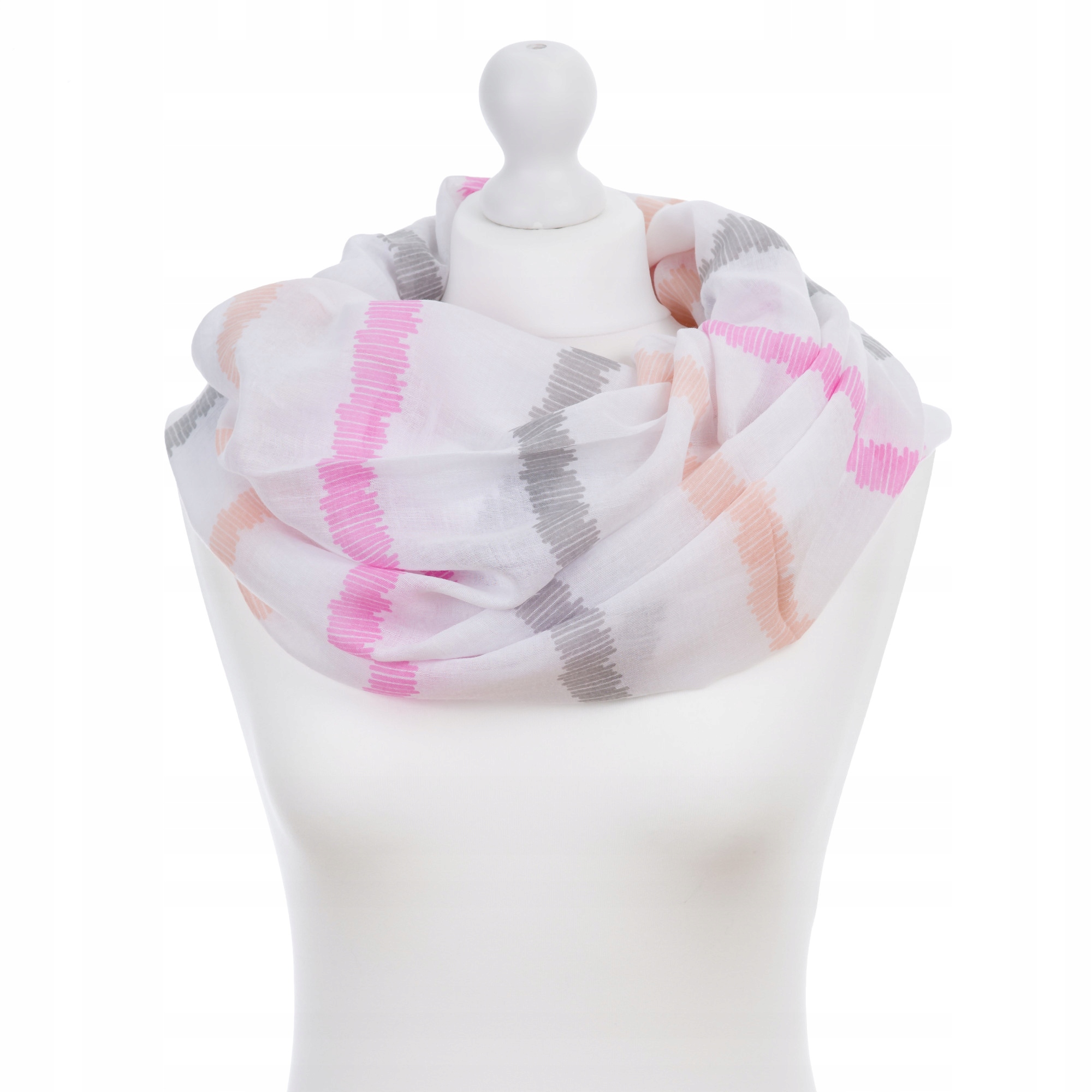 

Duży Wiosenny Komin Pastelowy Modny Kolorowy