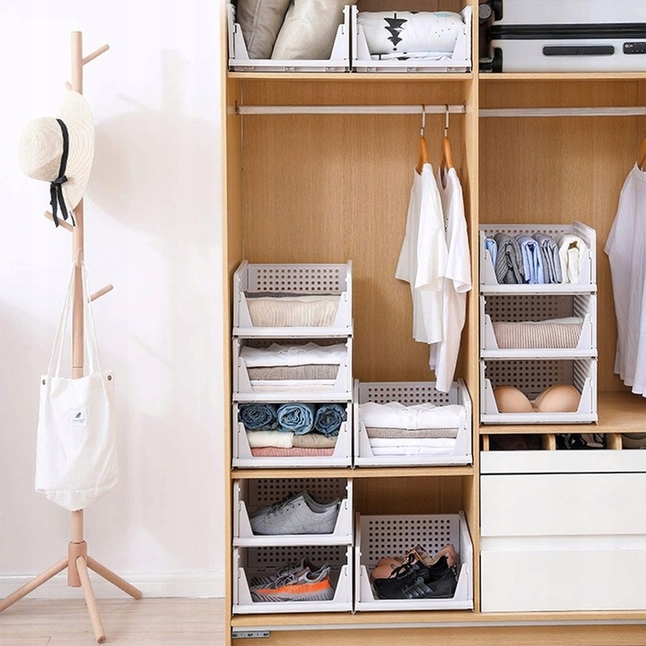 PÓŁKA ORGANIZER DO SZAFY PUDEŁKO SZUFLADA DO SZAFY KOŚĆ SŁONIOWA Marka Lacarte