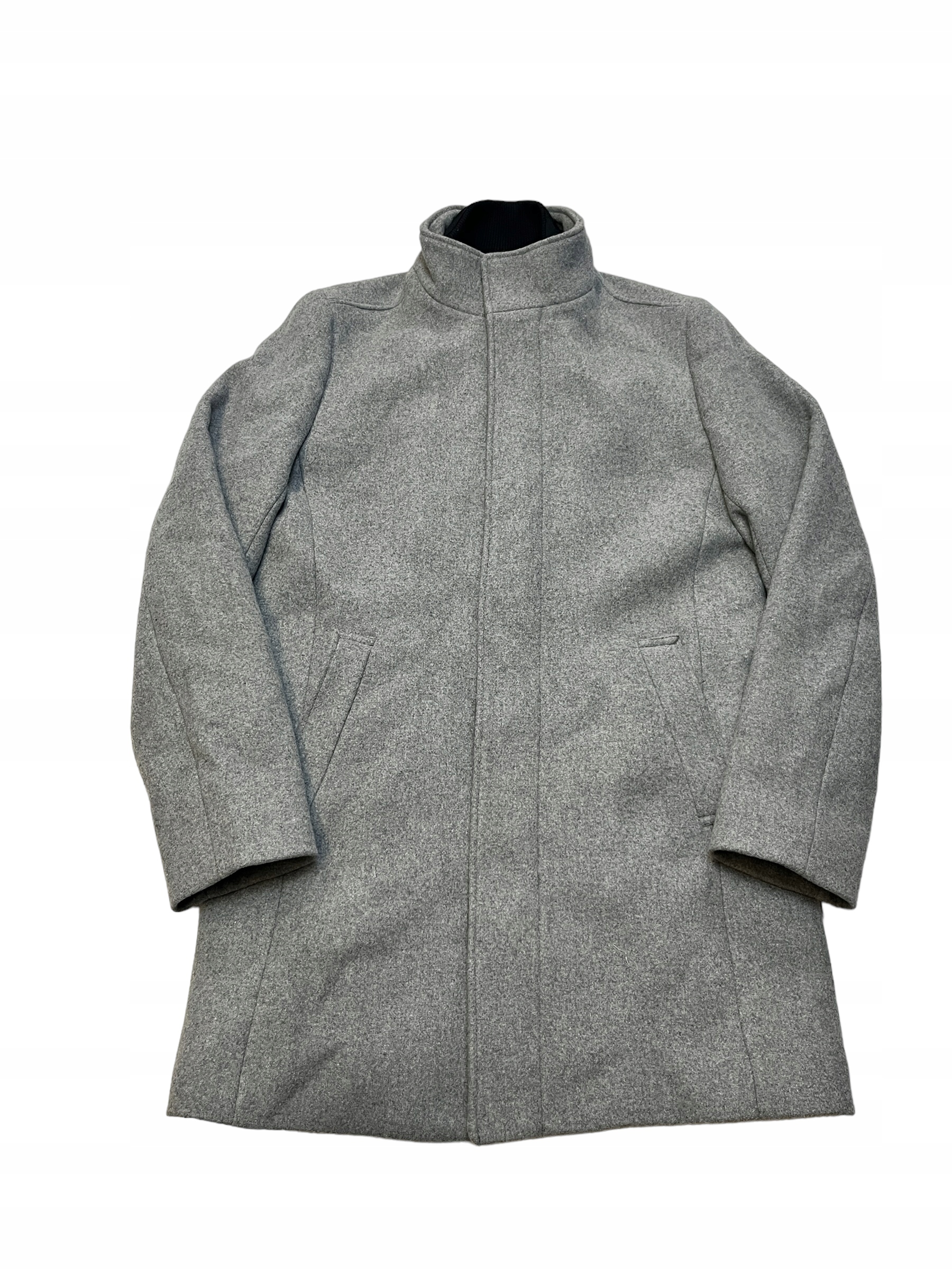 Šedý dámský kabát Rw&co. 36