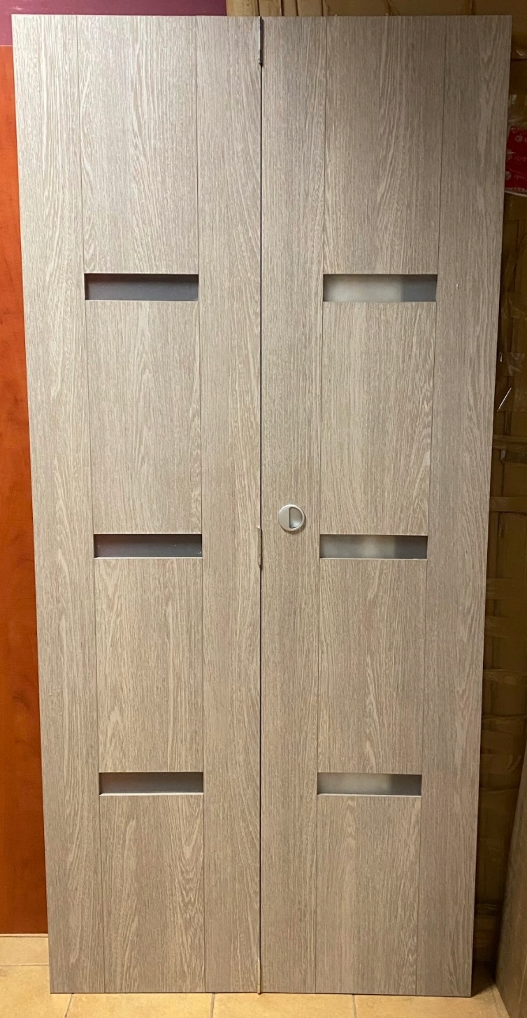 DRZWI ŁAMANE TRIO - PRZESZKLONE - KOMPLET Marka Kamar