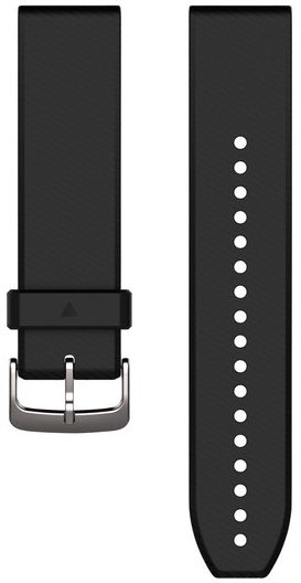 Garmin Pasek do zegarka QuickFit 22 Czarny, srebrne zapięcie 010-12500-00