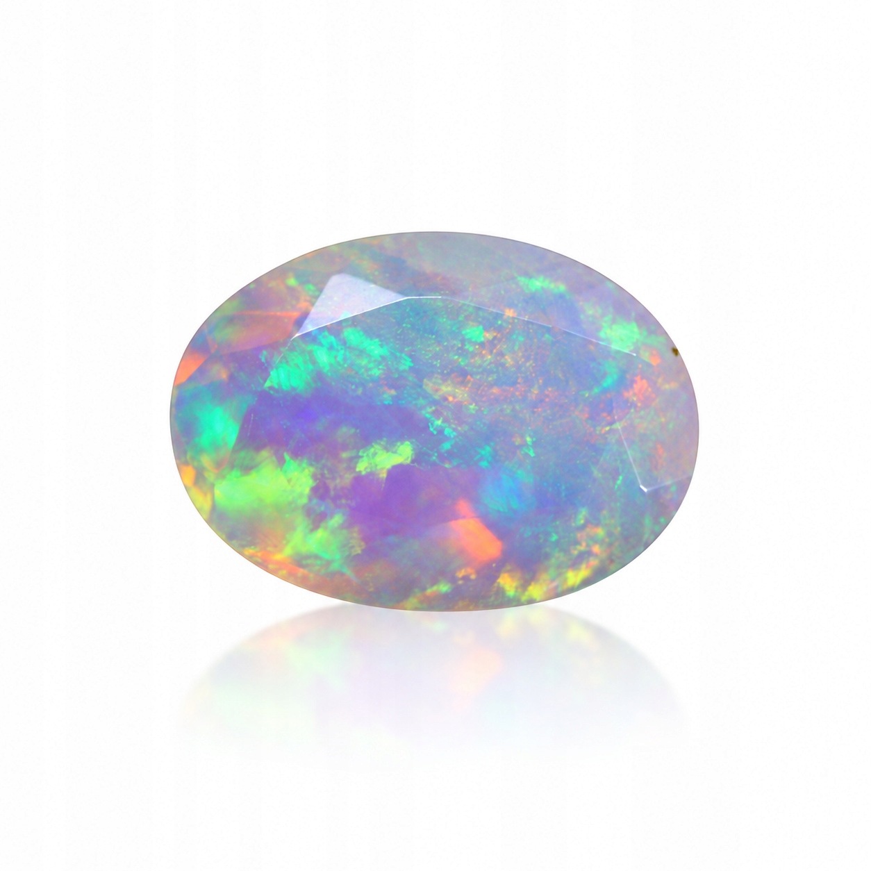 Přírodní opál 1.47 ct Ovál Etiopie certifikát Wbd