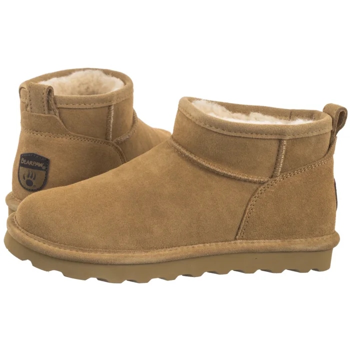 Boty Kotníkové Boty Bearpaw Shorty Iced Coffee 2860W Béžové