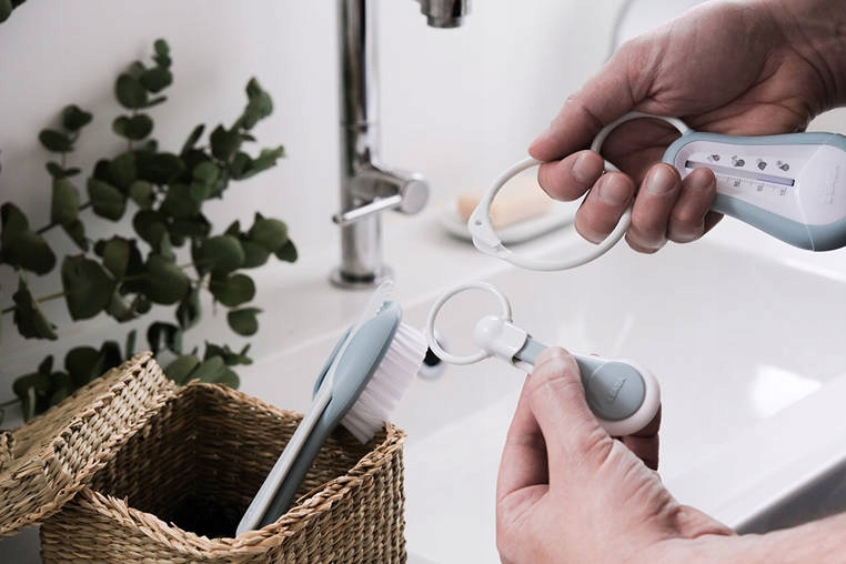 Termometr cążki szczotka grzebień - Zestaw do pielęgnacji niemowląt, Beaba Marka Beaba