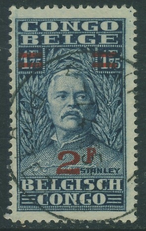 Congo Belge 2 fr.. / 1,75 fr. - Stanley