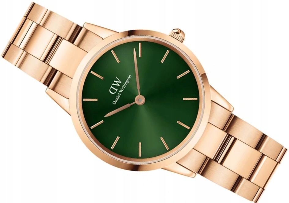 Výprodej! Módní Dámské Hodinky Daniel Wellington Iconic Smaragdové 32 MM