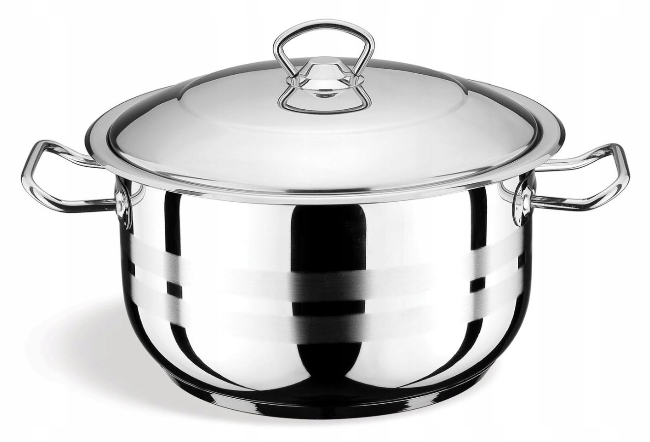 

Duży Garnek 13L 32CM Pokrywka Indukcja Gaz Stalowy