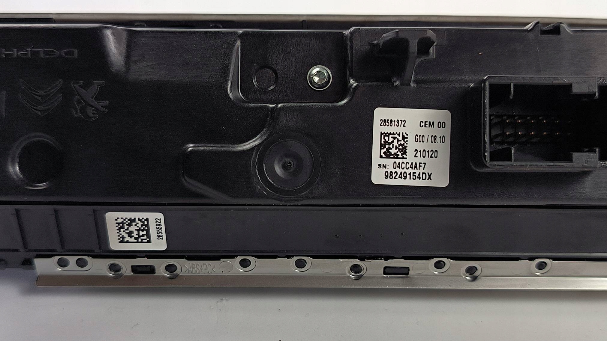 button 98249154DX PEUGEOT 3008 II LIFT