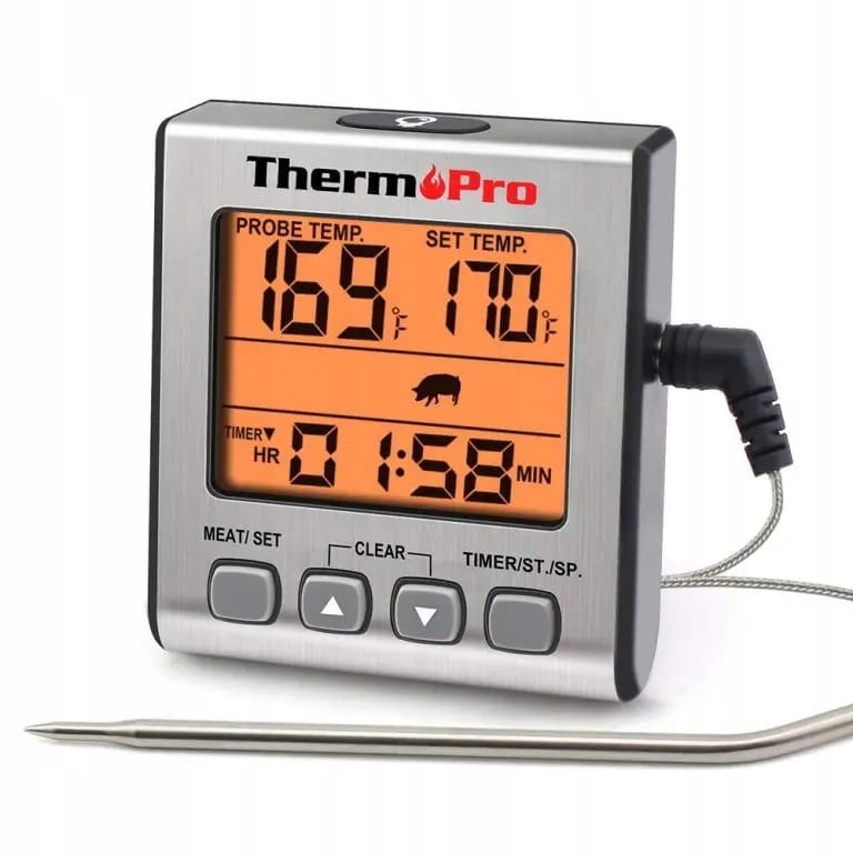 Teploměr Do Udírny trouby Kuchyňská sonda ThermoPro TP-16S