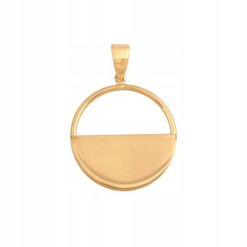 Dámský Přívěsek Ze Zlata 585, módní medailon, lesklý plech pro ni