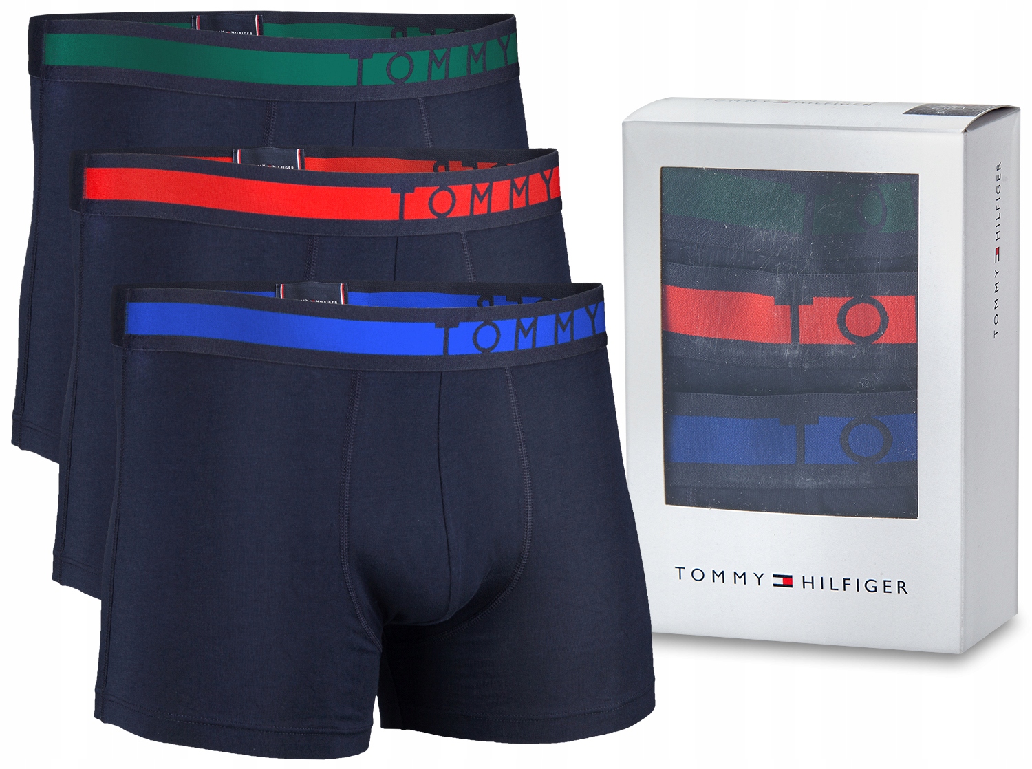 Tommy Hilfiger Pánské Boxerky Originál 3Pack UM0UM01234 Kolekce Luxury
